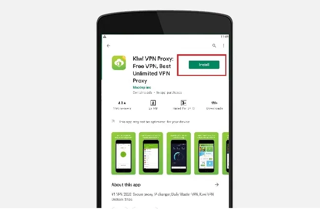 Как скачать и установить Kiwi VPN на Android